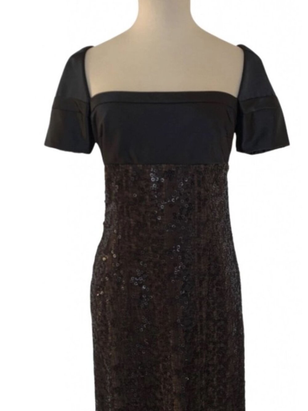Gucci Black Sequin Midi Dress